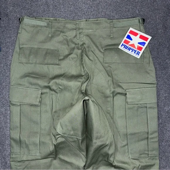 NWT PROPPER BDU Tactical Pants Green Men's L Military Combat Trousers Button Fly - Picture 4 of 10